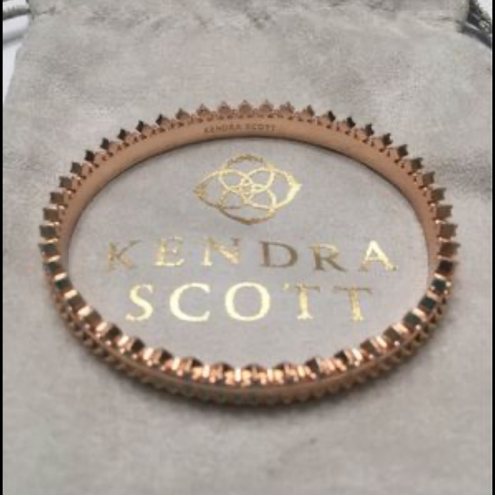 Kendra Scott Rose Gold and Crystal Bangle